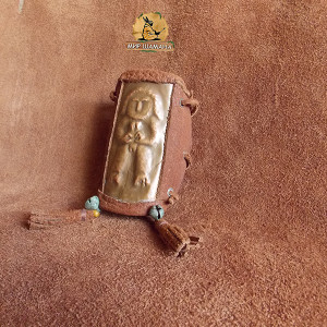 Шаманский браслет наруч пермский стиль золотая баба